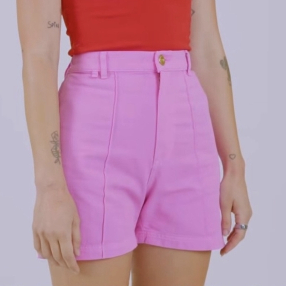 Stylish Pink Women's Shorts